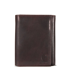 Portafoglio in pelle Carhartt - DARK BROWN TRIFOLD